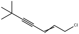 1-クロロ-6,6-ジメチル-2-ヘプテン-4-イン 塩化物 化学構造式
