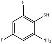 Benzenethiol, 2-amino-4,6-difluoro- (9CI) Struktur