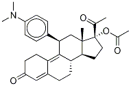 Ulipristal Acetate Structure