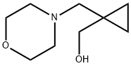 [1-(morpholin-4-ylmethyl)cyclopropyl]methanol Struktur