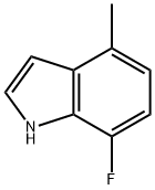7-氟-4-甲基-1H-吲哚, 1268052-65-8, 结构式