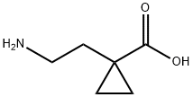 1-(2-AMINOETHYL)CYCLOPROPANECARBOXYLIC ACID Struktur