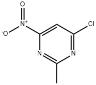 4-Chloro-2-methyl-6-nitro-pyrimidine Struktur
