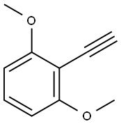 2-エチニル-1,3-ジメトキシベンゼン 化学構造式