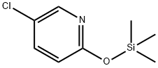 Pyridine, 5-chloro-2-[(trimethylsilyl)oxy]- (9CI) 化学構造式