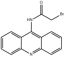 N-(9-acridinyl)bromoacetamide Struktur