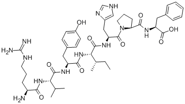 ANGIOTENSIN III, HUMAN Structure