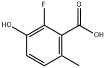 Benzoic acid, 2-fluoro-3-hydroxy-6-Methyl- Struktur
