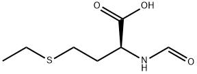 N-甲酰基-DL-乙硫氨酸 结构式