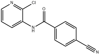 3-(4-cyano-benzoylamino)-2-chloropyridine Structure