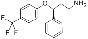 (S)-3-苯基-3-(4-三氟甲基苯氧基)-丙胺 结构式