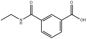 3-[(ethylamino)carbonyl]benzoic acid Structure