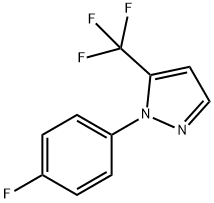 1-(4-fluorophenyl)-5-(trifluoroMethyl)-1H-pyrazole Struktur