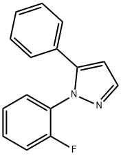 1-(2-fluorophenyl)-5-phenyl-1H-pyrazole Struktur