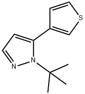 1 -叔丁基- 5 -(3-噻吩基)- 1H -吡唑, 1269291-44-2, 结构式