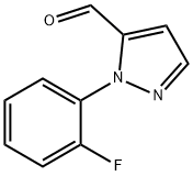 1-(2-fluorophenyl)-1H-pyrazole-5-carbaldehyde Struktur