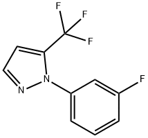 1-(3-fluorophenyl)-5-(trifluoroMethyl)-1H-pyrazole Struktur