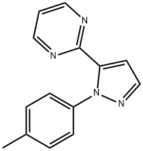 2 - (1 -甲苯基-1H -5-吡唑基)嘧啶, 1269292-37-6, 结构式