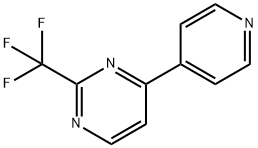 4 - (吡啶- 4 -基)-2 - (三氟甲基)嘧啶, 1269292-76-3, 结构式