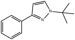 1-tert-butyl-3-phenyl-1H-pyrazole Struktur