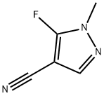 5-fluoro-1-methyl-1H-pyrazole-4-carbonitrile Structure