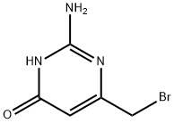 2 -氨基- 6 -(溴甲基)嘧啶- 4 -醇 结构式