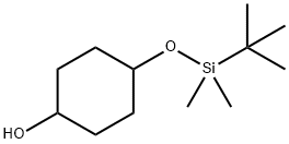 4-(tert-Butyl-dimethyl-silanyloxy)-cyclohexanol 化学構造式