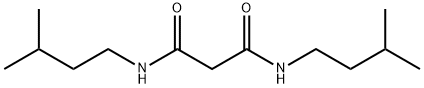 N,N''-BIS-(3-METHYL-BUTYL)-MALONAMIDE 化学構造式
