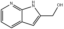 1H-ピロロ[2,3-B]ピリジン-2-イルメタノール 化学構造式