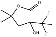 DIHYDRO-3-HYDROXY-5,5-DIMETHYL-3-(TRIFLUOROMETHYL)-2(3H)-FURANONE Structure