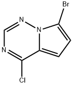 7-BROMO-4-CHLOROPYRROLO[2,1-F][1,2,4]TRIAZINE,1269667-51-7,结构式