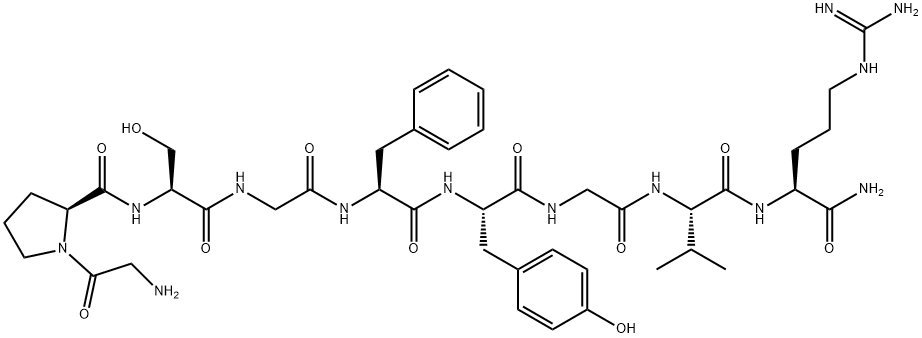 昆虫速激肽相关肽LOCUSTACHYKININ I, 126985-97-5, 结构式