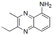 5-Quinoxalinamine,2-ethyl-3-methyl-(9CI) Struktur