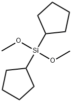 ジシクロペンチル（ジメトキシ）シラン 化学構造式