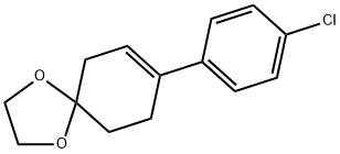 1,4-Dioxaspiro[4.5]dec-7-ene, 8-(4-chlorophenyl)- Struktur