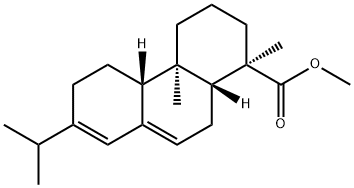 (1R)-1,2,3,4,4a,4bα,5,6,10,10aα-デカヒドロ-1,4aβ-ジメチル-7-(1-メチルエチル)-1-フェナントレンカルボン酸メチル 化学構造式