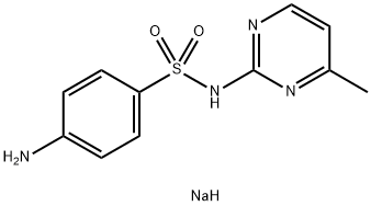 磺胺甲基嘧啶钠, 127-58-2, 结构式