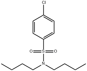 N,N-二丁基-4-氯苯磺酰胺, 127-59-3, 结构式