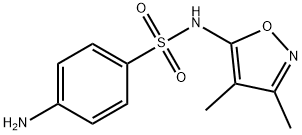 磺胺异恶唑, 127-69-5, 结构式