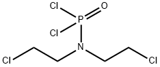 Bis(2-chloroethyl)aminophosphonic dichloride Struktur