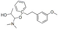 1-(2-(3-methoxyphenyl)ethyl)phenoxy-3-(dimethylamino)-2-propanol,127003-40-1,结构式