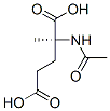 Glutamic  acid,  N-acetyl-2-methyl- Structure