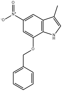 7-BENZYLOXY-3-METHYL-5-NITROINDOLE Structure