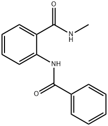 2-(benzoylamino)-N-methylbenzamide Struktur