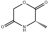 (S)-3-甲基吗啉-2,5-二酮 结构式