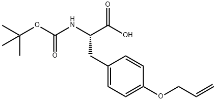 BOC-L-TYR(ALL)-OH Struktur