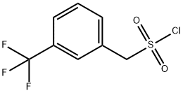 [3-(トリフルオロメチル)フェニル]メタンスルホニルクロリド 化学構造式