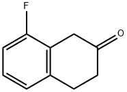 8-Fluoro-2-Tetralone Struktur