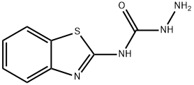 Hydrazinecarboxamide, N-2-benzothiazolyl- (9CI) Structure