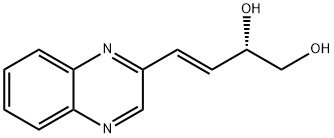 4-(2-Quinoxalinyl-3-butene-1,2-diol, 127196-36-5, 结构式